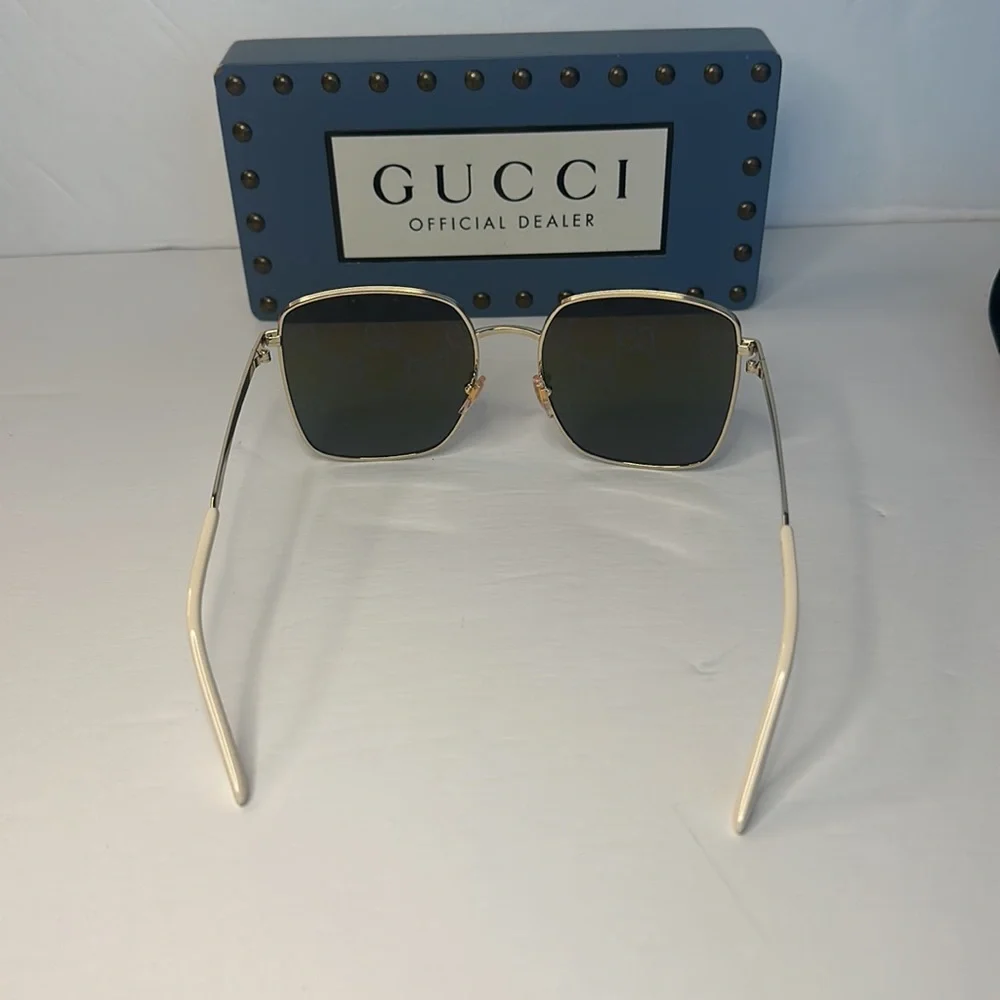 Authentic New - GUCCI Multicolor Square Ladies Sunglasses GG0802S 004 57